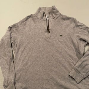 Lacoste 1/4 zip sweater.